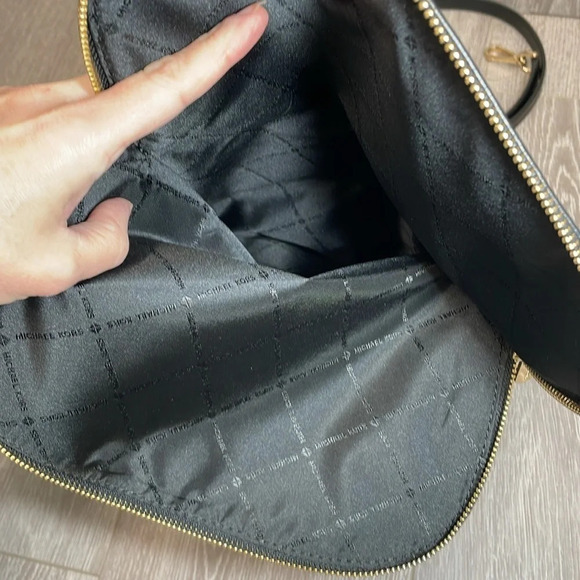 NWOT Michael Kors Bedford Convertible Flap Crossbody Shoulder Bag Black Leather - Picture 8 of 16